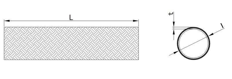 Silicone Fiberglass Sleeving (Outer Silicone and Inner Fiberglass)