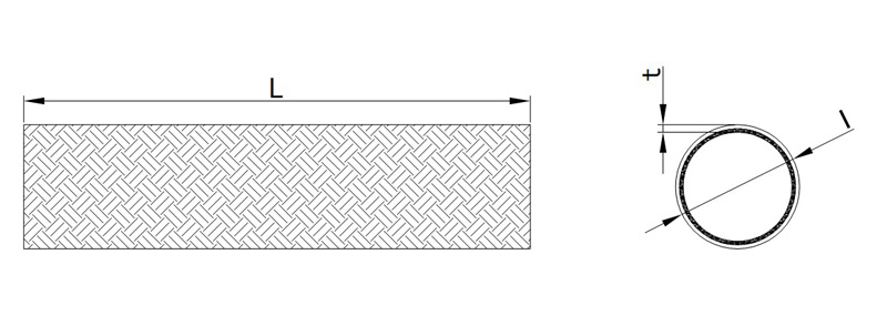 Silicone Fiberglass Sleeving (Inner Silicone and Outer Fiberglass)